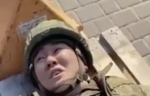 Українські військові затримали бойового бурята: "Оленів треба пасти, оленів" (відео)