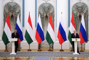 В сети высмеяли встречу Путина и Орбана (видео)