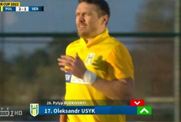 Великий і переможний дебют: Усик зіграв матч у професійному футболі