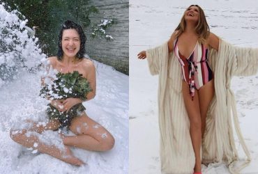 Бабкин, Могилевская, Хименес-Браво и другие: кто из звезд моржует зимой? (Видео)