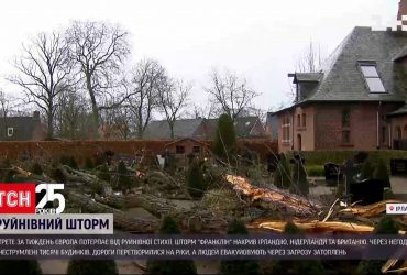 Север Европы накрыла разрушительная буря