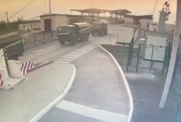 Російські війська перейшли адмінмежу з окупованим Кримом (відео)