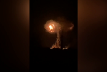 В Харькове российские войска взорвали газопровод (видео)