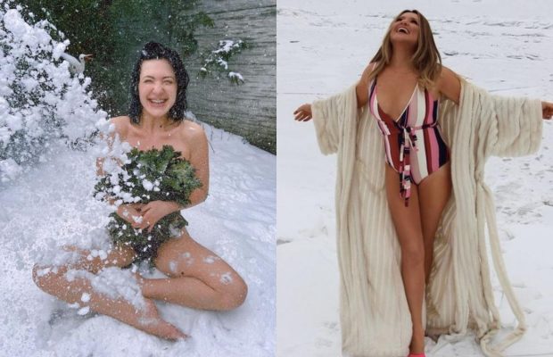 Бабкин, Могилевская, Хименес-Браво и другие: кто из звезд моржует зимой? (Видео)
