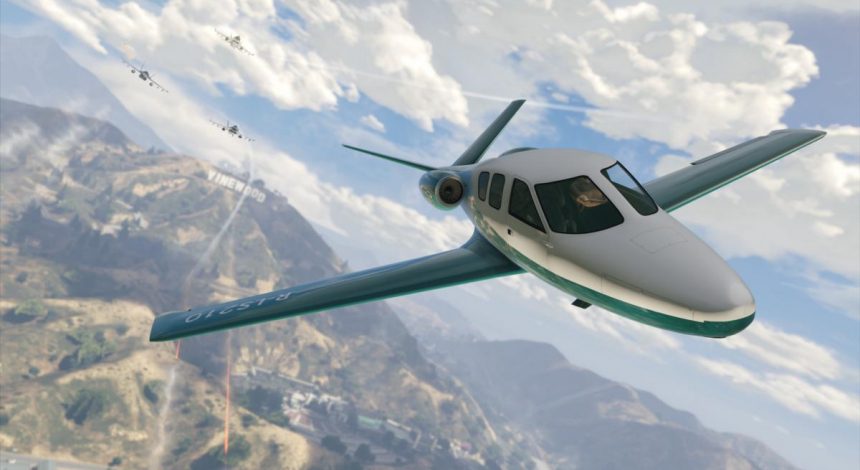 Неймовірний трюк: у GTA Online гравець збив літак за допомогою гоночної машини