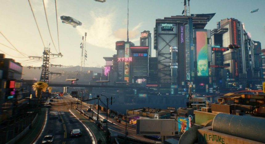 Акробатика сотого уровня: игрок смог забраться на самое высокое здание в Cyberpunk 2077