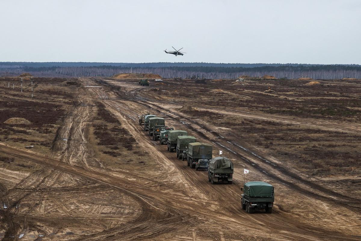 Войска Беларуси завершают сосредоточение вдоль границы Украины / фото REUTERS