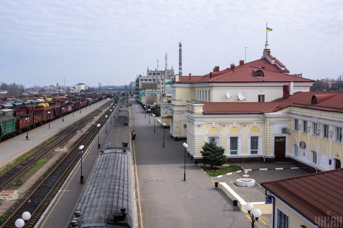 Россияне захватили херсонский вокзал / фото УНИАН