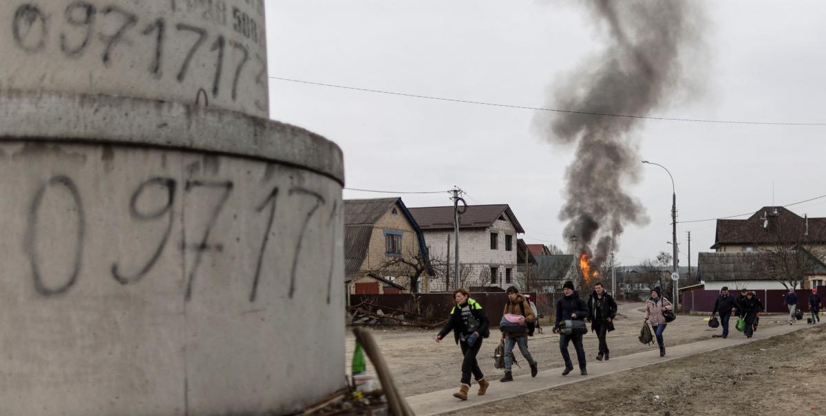 Российские террористы регулярно стреляют по пригородам Киева / REUTERS Российские террористы регулярно стреляют по пригородам Киева / REUTERS