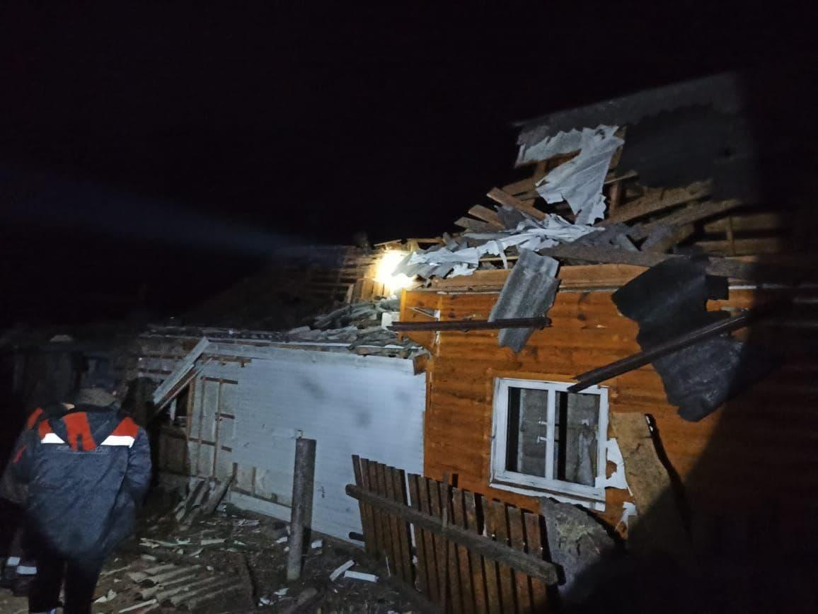 Разрушено семь частных одноэтажных жилых домов / фото ГСЧС