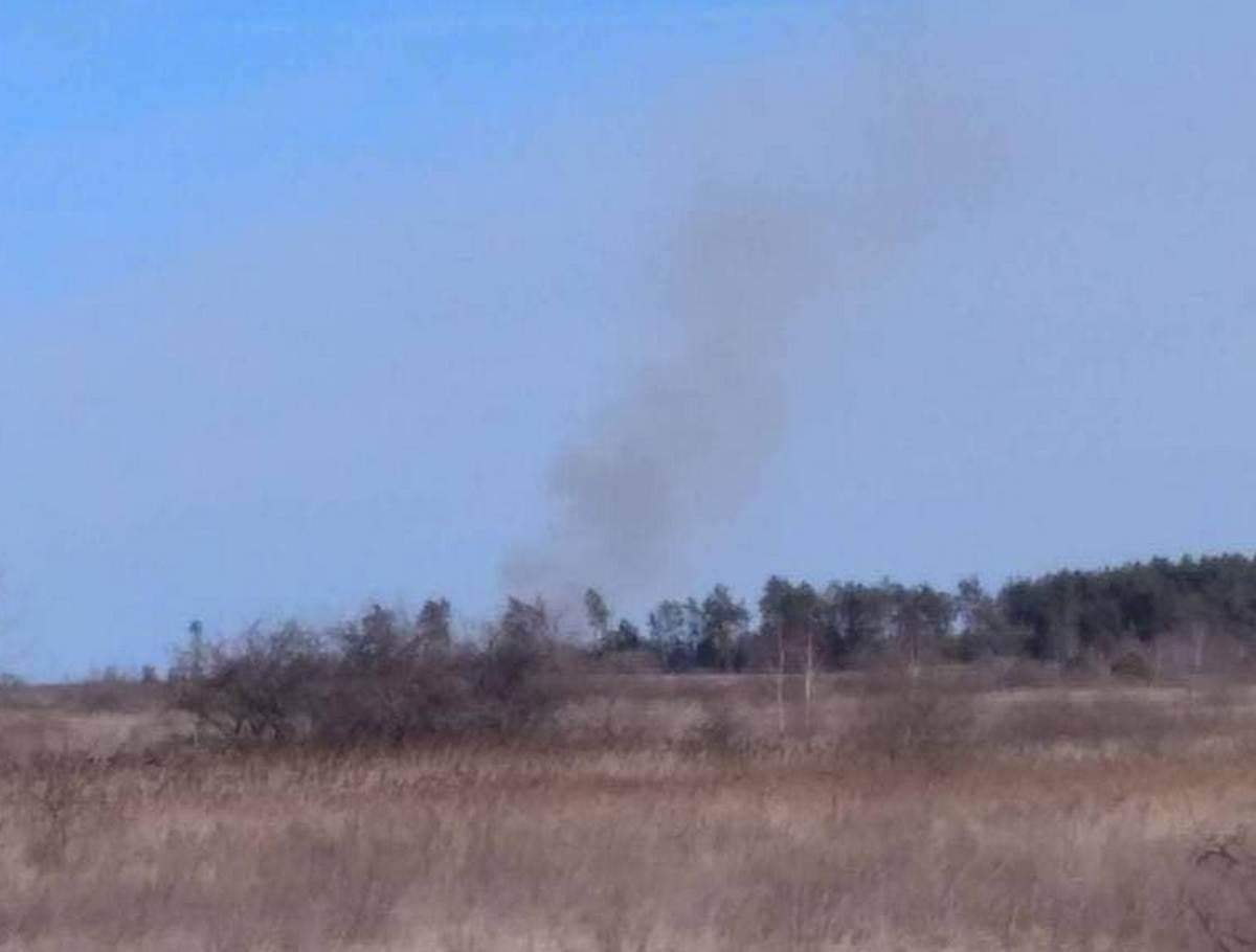 Россия атаковала белорусскую территорию на границе с Украиной / фото t.me/Pravda_Gerashchenko