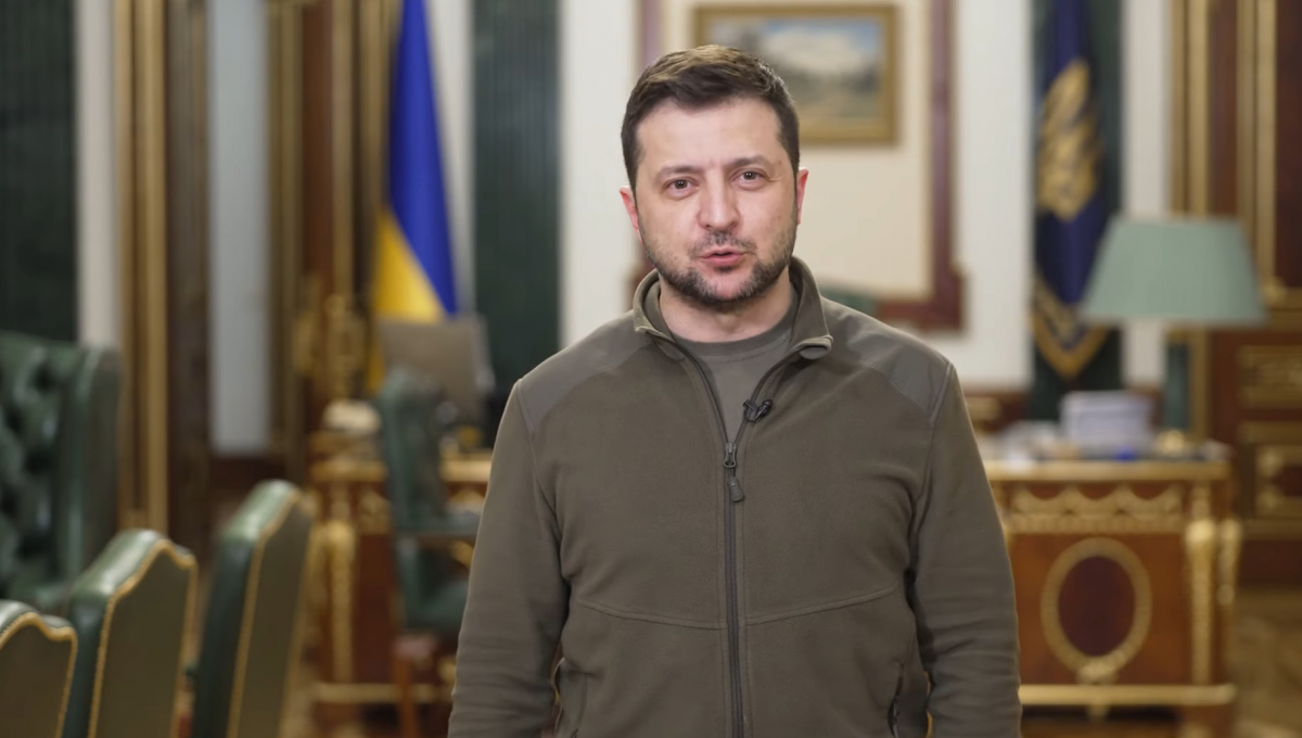 Новая речь Владимира Зеленского / скриншот с видео Новая речь Владимира Зеленского / скриншот с видео