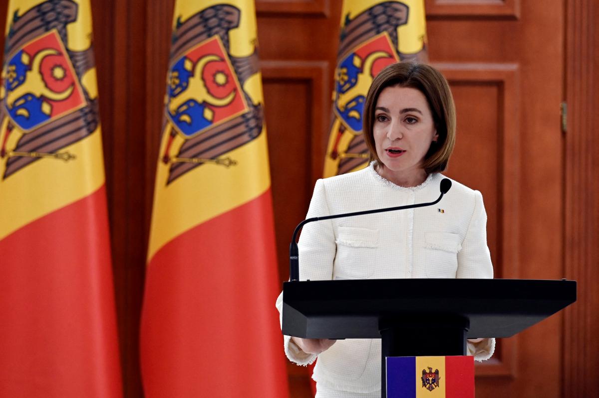 Президентка Молдови Мая Санду назвала Росію та корупцію найбільшими загрозами для країни / фото REUTERS Президентка Молдови Мая Санду назвала Росію та корупцію найбільшими загрозами для країни / фото REUTERS