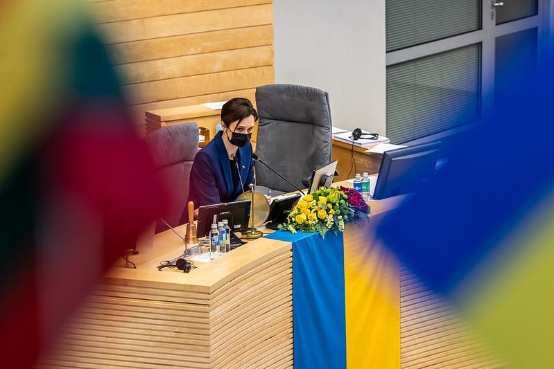 Литовский Сейм просит ООН обеспечить беспилотную зону над Украиной / фото LRSeimas в Twitter Литовский Сейм просит ООН обеспечить беспилотную зону над Украиной / фото LRSeimas в Twitter