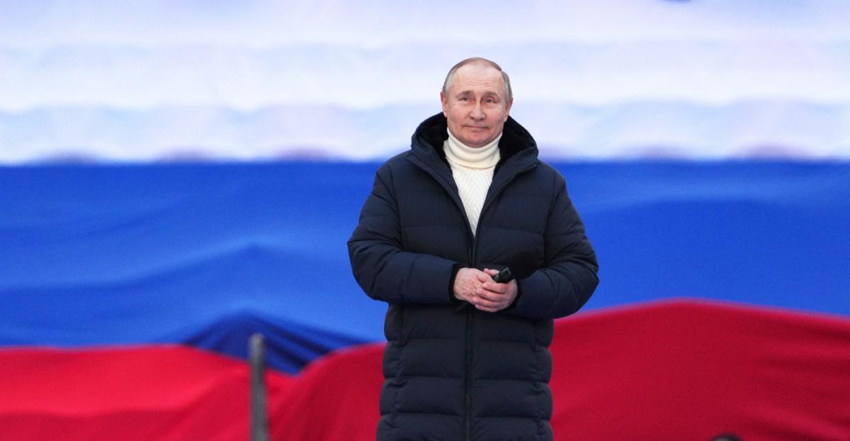 Путин отпраздновал годовщину вторжения концертом в "Лужниках" / фото REUTERS