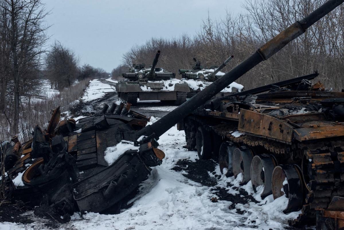 Россия несет потери на войне в Украине / фото REUTERS Россия несет потери на войне в Украине / фото REUTERS