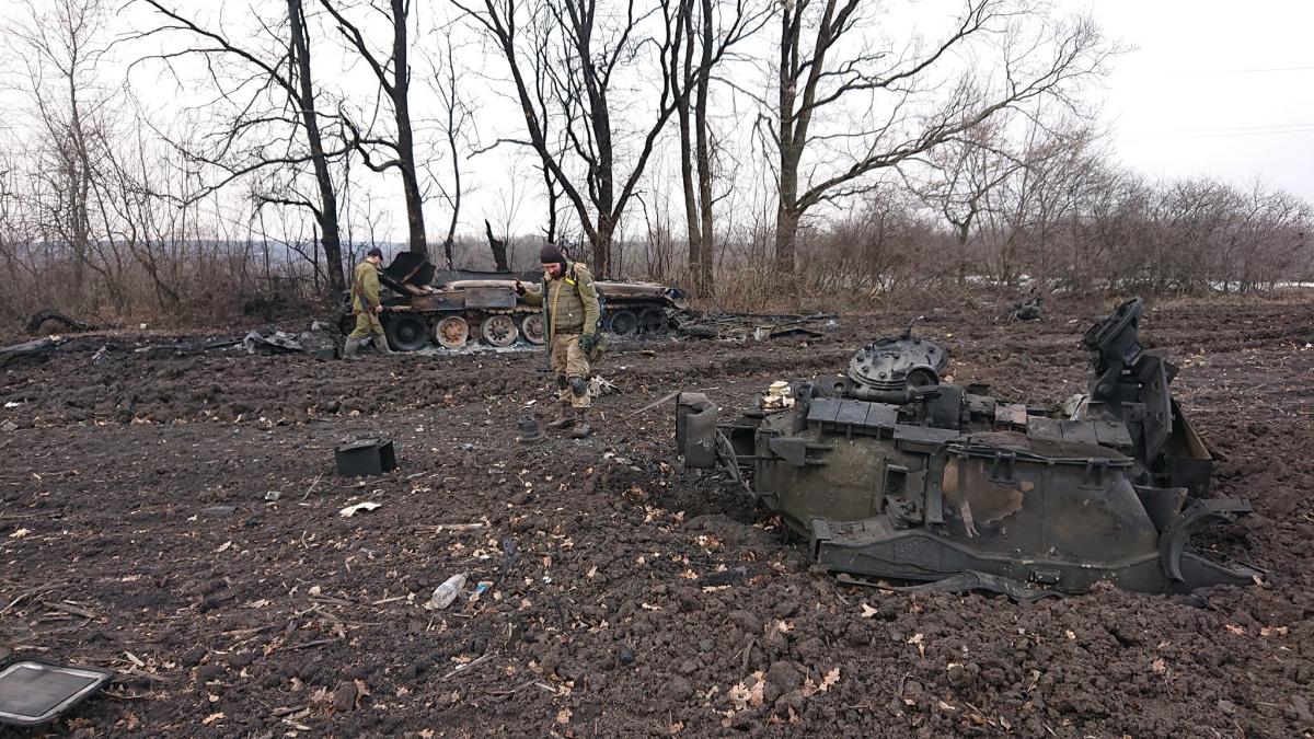 Бійці 93-ї бригади повідомили, що в районі Тростянця утворилася локальна Чорнобаївка / фото Facebook Бійці 93-ї бригади повідомили, що в районі Тростянця утворилася локальна Чорнобаївка / фото Facebook