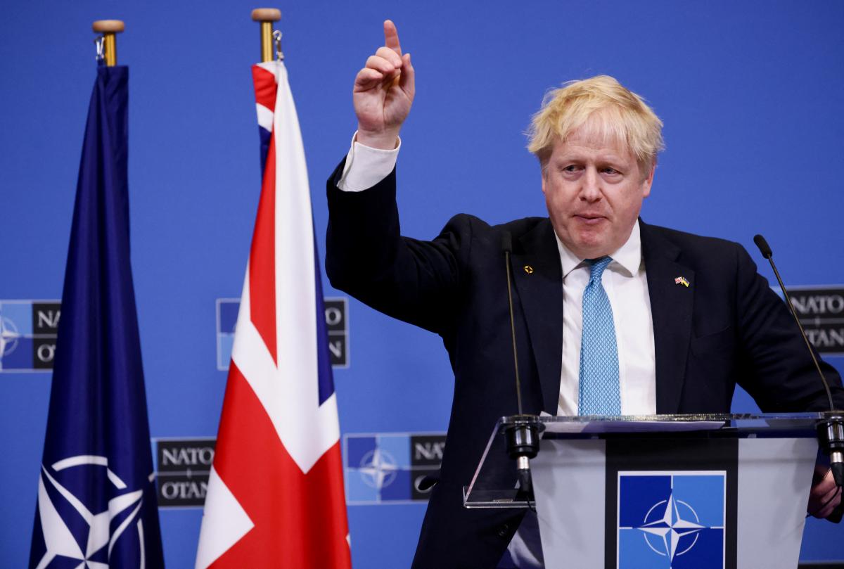 Boris Johnson expressed confidence that Ukraine will win the war with Russia / photo REUTERS