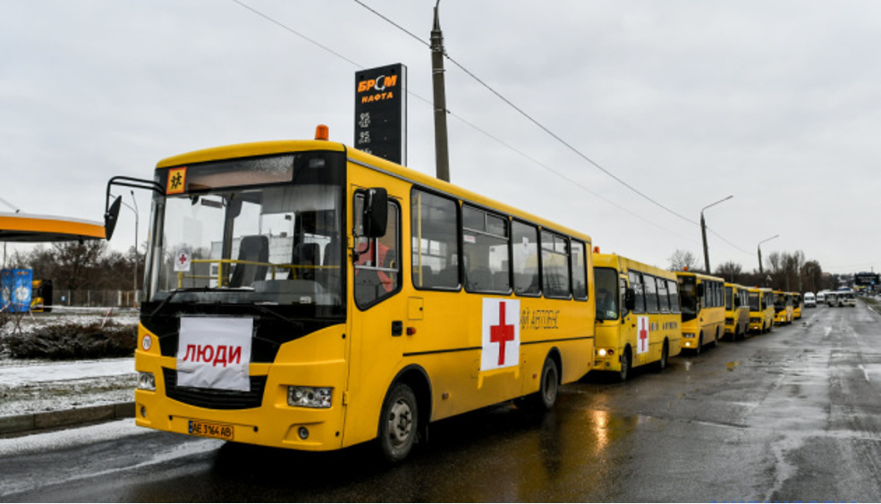 Колона з 4 тисячами маріупольців вже на безпечній території – ОП Колона з 4 тисячами маріупольців вже на безпечній території – ОП