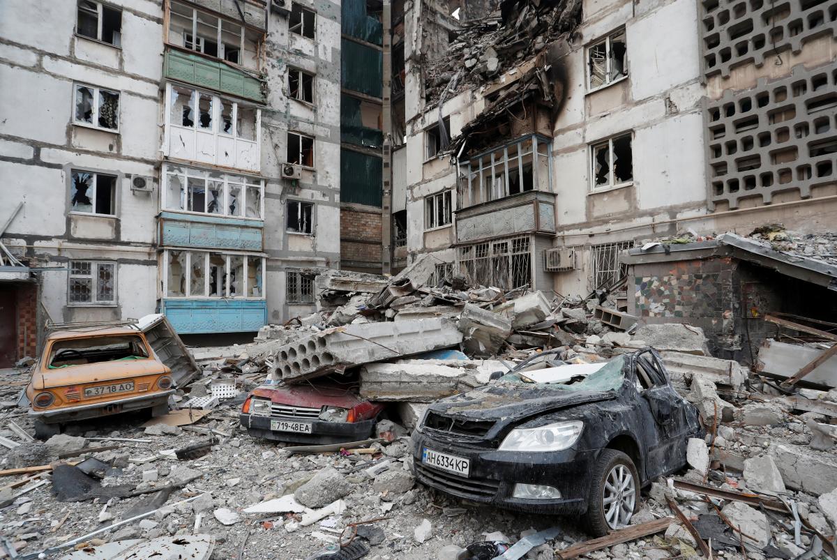 Маріуполь зруйнований окупантами / фото REUTERS