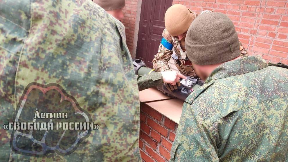 Підготовка легіону "Вільна Росія" / фото t.me/DIUkraine