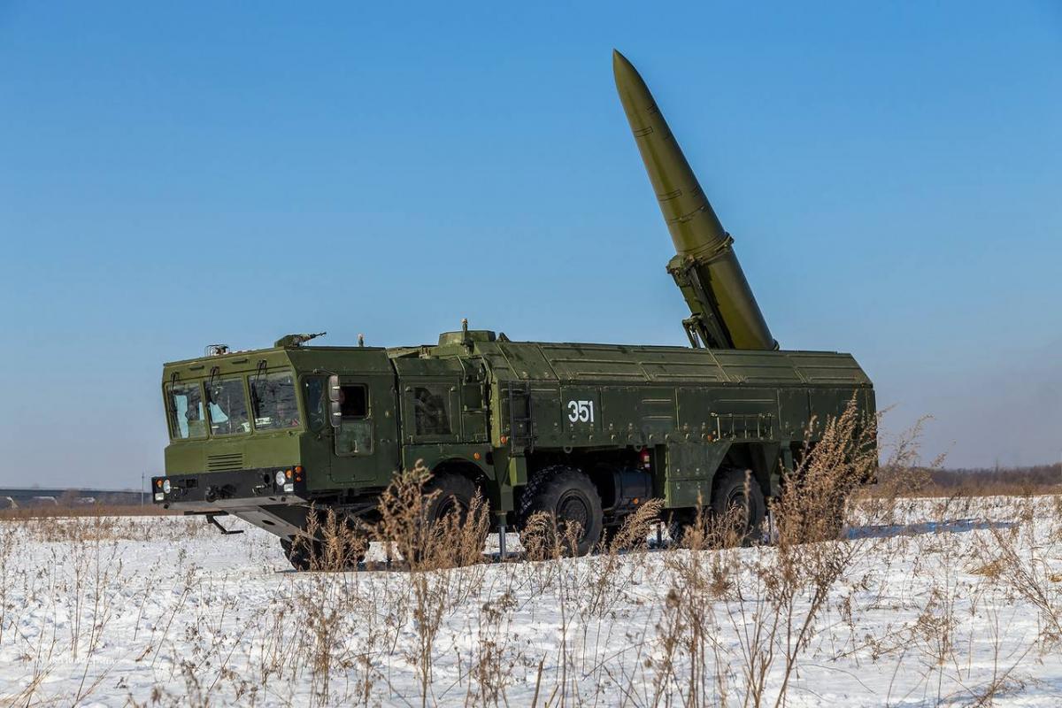 Комплекс "Іскандер" запускає балістичні ракети / фото Міноборони РФ