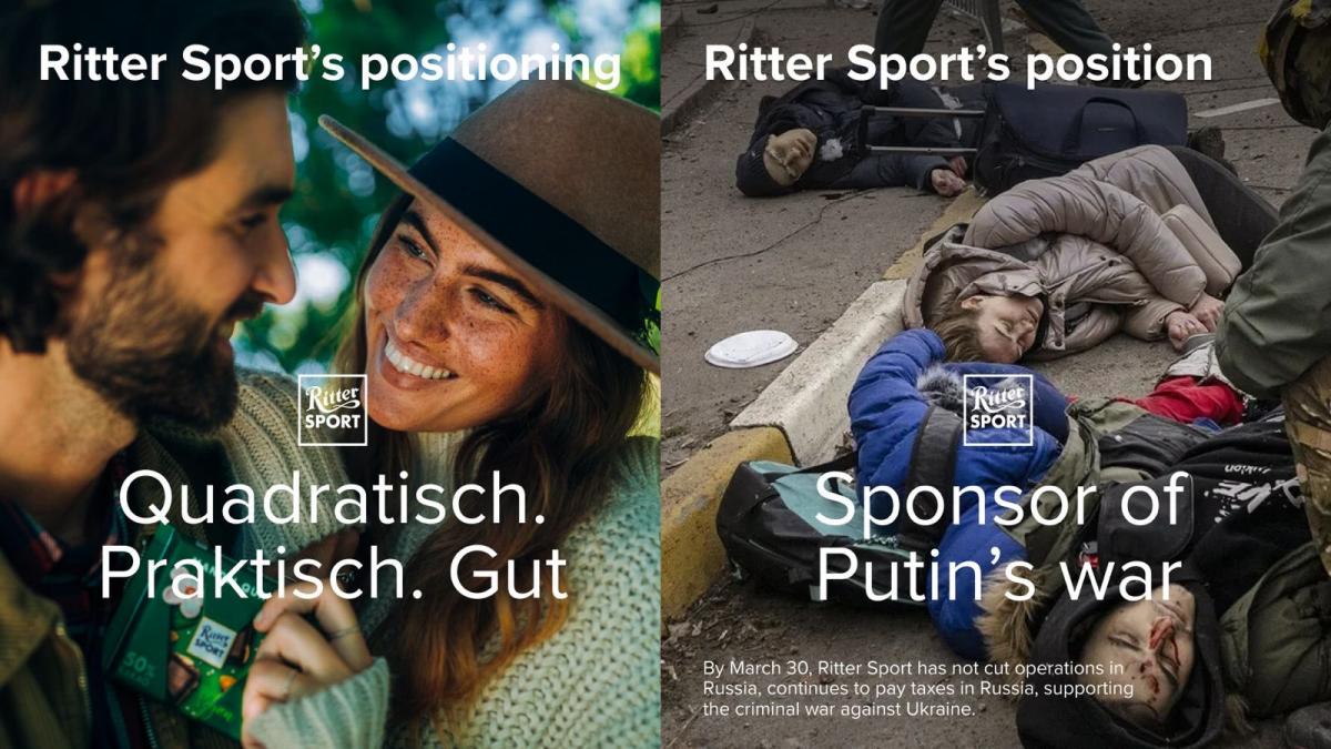 Кулеба закликав бойкотувати компанію 'Ritter Sport' Кулеба закликав бойкотувати компанію 'Ritter Sport'