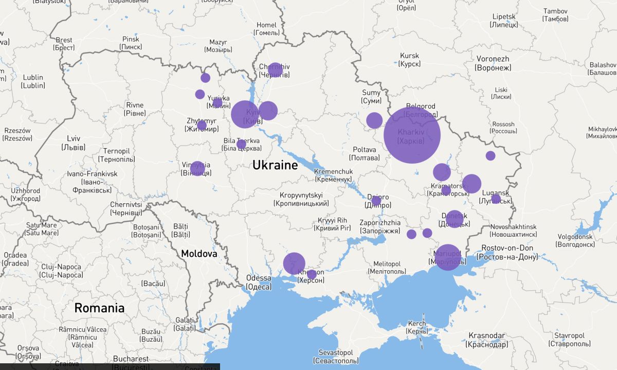 Bellingcat создала интерактивную карту о военных преступлениях в Украине —УНИАН