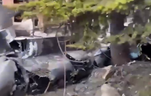 "Превратился в хлам": как выглядит уничтоженный под Харьковом самолет оккупантов (видео)