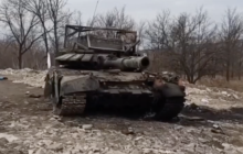 На видео попало "кладбище" российской военной техники в Вознесенске