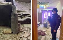 Российский снаряд попал в многоэтажку в Харькове: погибла женщина (фото)