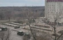 В Энергодаре внезапно вспыхнул "любимый" гостиничный комплекс оккупантов