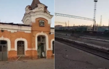 В Запорожье РФ взялась за гражданские объекты: ударила по вокзалу и ботсаду (видео)