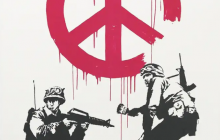 В Лондоне выставили на продажу уникальную картину Бэнкси для поддержки Охматдета