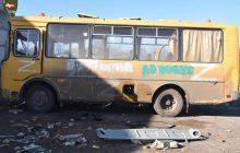 "Пошел на перегной": российский оккупант угнал школьный автобус - ВСУ его проучили (фото)
