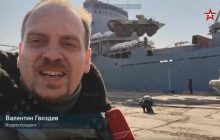 Российский пропагандист помог уничтожить корабль "Орск" в Бердянске и получил "награду"