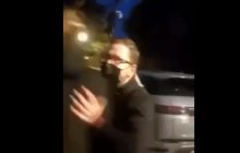 До Шарія в Іспанії навідалися українські активісти: той напав на жінку (відео)