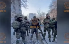 В Мариуполе среди кадыровцев засветился подозреваемый в убийстве Немцова (видео)