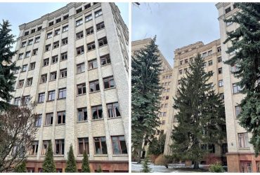 В Харькове в результате ракетных обстрелов РФ пострадали корпуса старейшего в Восточной Европе университета (фото)