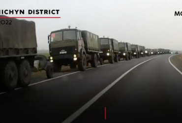 У Білорусі помітили пересування техніки з червоним прямокутником на борту (відео)