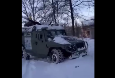 Еще один трофей: под Харьковом захватили российский боевой Тигр (видео)