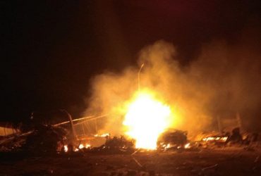 В США произошел взрыв на газовом заводе (фото, видео)