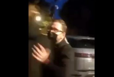 К Шарию в Испании наведались украинские активисты: тот напал на женщину (видео)