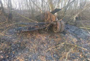 В Черниговской области ВСУ разбили колонну российской бронетехники (фото)