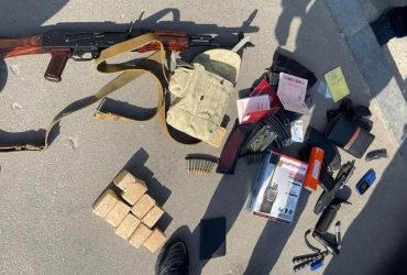 У Києві затримали росіянина з автоматом і боєприпасами (фото)