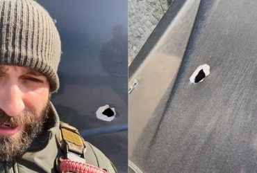 Машину телеведущего Даниэля Салема обстреляли (видео)