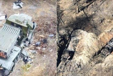 Захисники Києва потужно вдарили по техніці росіян (відео)