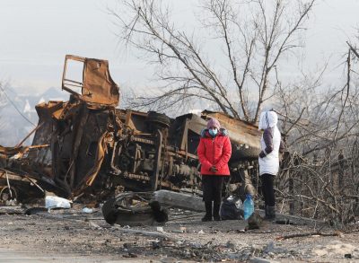 Φωτογραφία Οι Ρώσοι κατακτητές ουσιαστικά εξαφάνισαν τη Μαριούπολη από προσώπου γης στις 28 Μαρτίου 2022