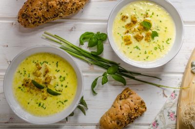 Гороховый суп-пюре с копченой курицей – пошаговый рецепт приготовления с фото