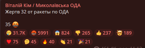 У Миколаєві кількість жертв обстрілу будівлі ОДА зросла до 35 У Миколаєві кількість жертв обстрілу будівлі ОДА зросла до 35